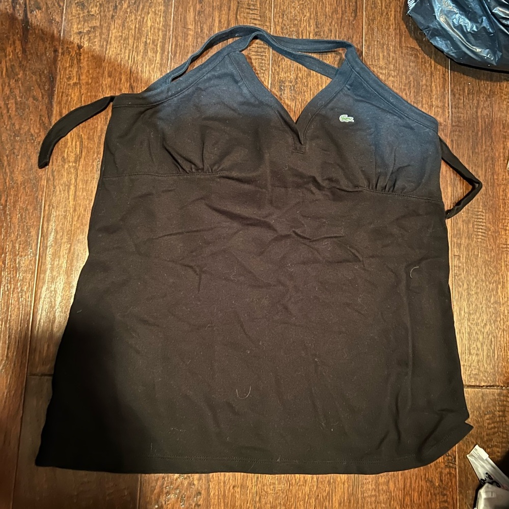 Lacoste Black 44 halter top